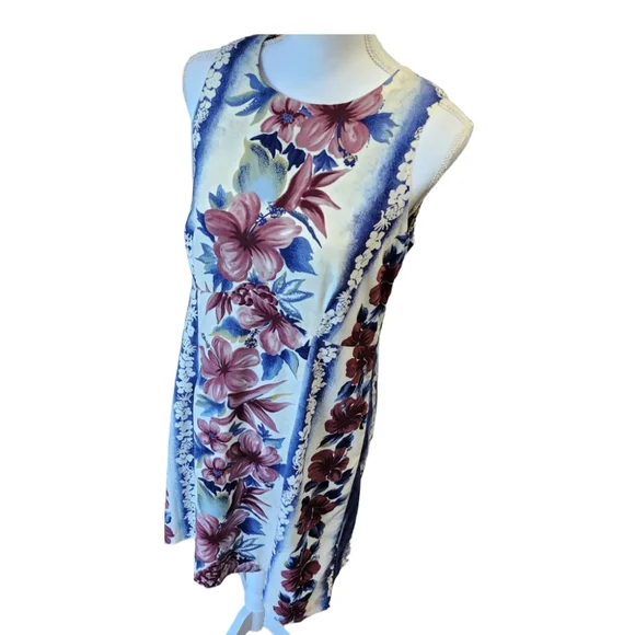 Hilo Hattie, The Hawaiian Original Women's Floral Sleeveless Dress, Size… - Picture 3 of 12
